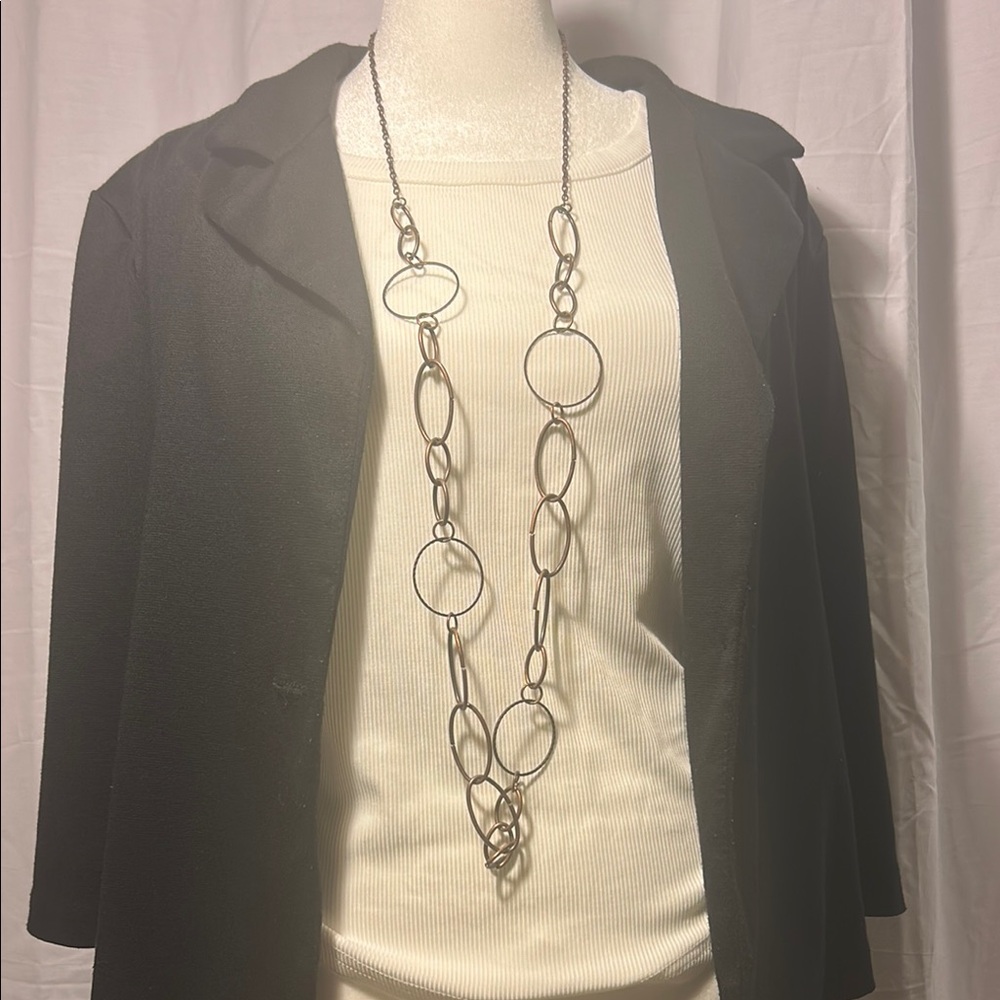 Elegant Silver Chain Necklace